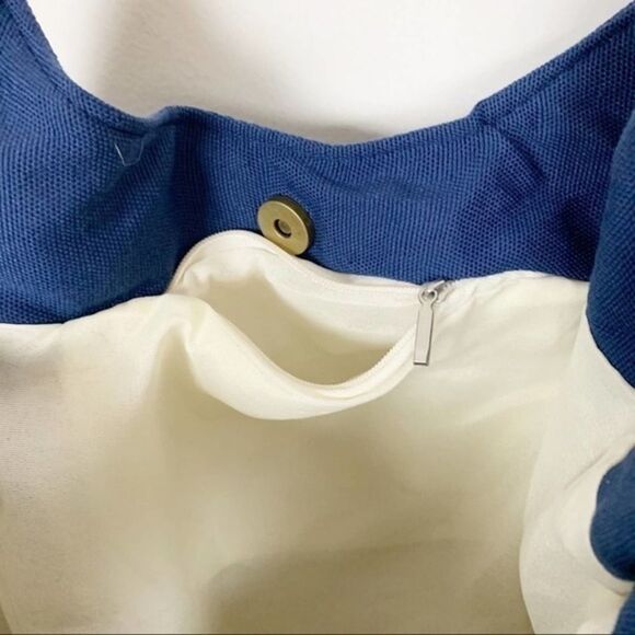 Nickelodeon‎ Vintage Television Network Orange Carpet Tote Bag Blue Orange Rope - Picture 12 of 16